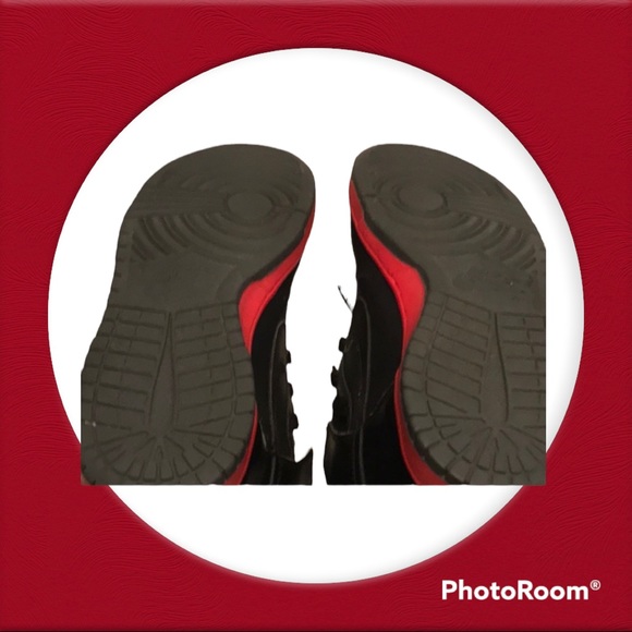 ❌SOLD❌2009 Nike High Dunk High size 9 Black/Hot Red - Picture 6 of 9